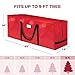 Heavy Duty Christmas Tree Storage Bag – 9 Ft Artificial Christmas Tree Bag - Heavy-Duty Waterproof Material with Reinforced Handles - Full-Length Zipper for Easy Access.