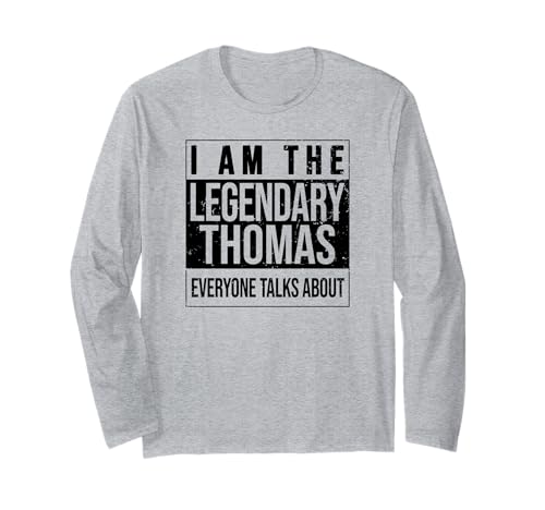 I am the Legend シャツ、トーマスへのギフトアイデア 長袖Tシャツ