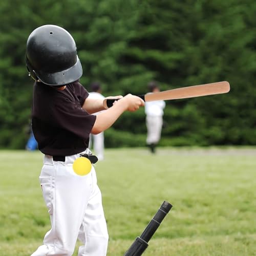 Bate de béisbol de madera PRETYZOOM para practicar deportes al aire libre en equipo 7