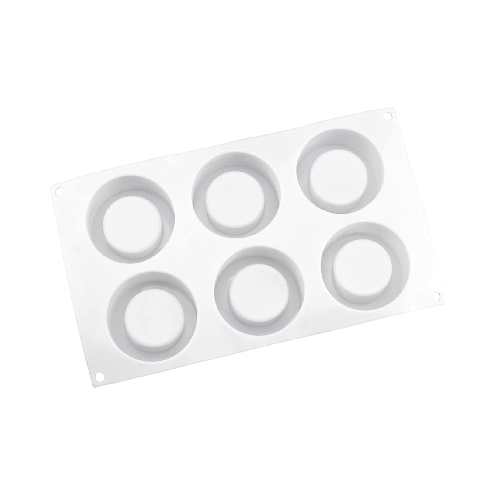 Molde for hornear, Molde for pasteles, Hornear HUANGXING - Molde de silicona 3D 6 agujeros Pudín Cupcake Art Cake Mold Hornear Pasteles Mousse Chocolate Mold Cake Herramientas Sartenes