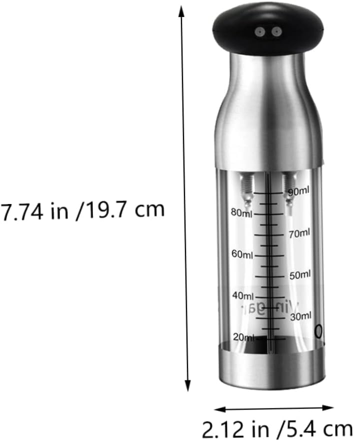 PRETYZOOM Oil Dispenser Bottle Olive Oil Sprayer Pourer Kitchen Soy Sauce Vinegar Holder