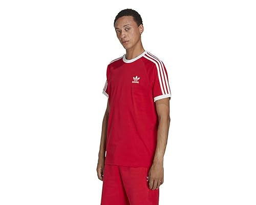 Photo de ADIDAS IA4852 3-Stripes Tee T-Shirt Men's Better Scarlet L