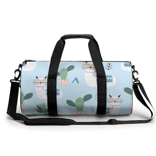 Sac de sport gym et voyage duffel de 45x23x23cm en toile douce