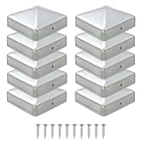 Chaque lot de 10 offre une protection décorative pour 10 poteaux, convient à la plupart des projets de clôture de jardin et d'aménagement paysager