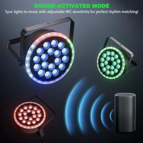 Lumières de scène LED RGBW faciles à transporter pour vos événements