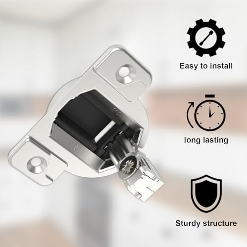 Replacement for Blum 33.3600,Compact 33 Screw on 110 Degree Opening Face Frame Cabinet Hinges,Cabinet Door Hinges,Replace Original Blum Hinges(with Screws, Mounting Plate Not Included) (8 Pack)