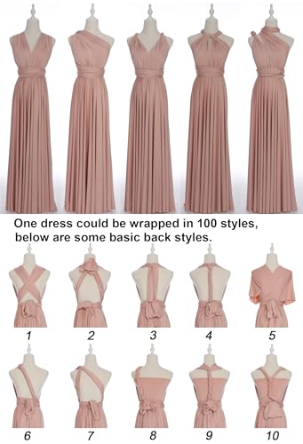 Edaydress Convertible Warp Maxi Dress Multi Way Wear Party Wedding Bridesmaid Long Dresses3