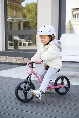 Bicicleta sin pedales infantil Momi ISOKA de estructura ligera de metal y sillín regulable 2