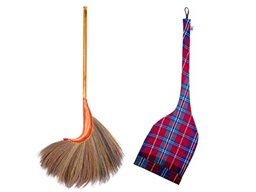 Kalokekala by SKENNOVA Natural Grass Broom 100% Handmade (Traditional)