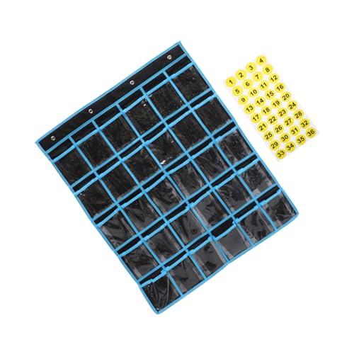 HIAKDOFT Organizador Colgante para Teléfonos Móviles con Transparentes Bolsa de Almacenamiento Duradera y Práctica para Calculadoras y Tarjetas para Aulas y Oficinas