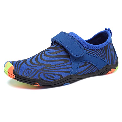 FANTURE Girls & Boys Water Shoes Lightweight Comfort Sole Easy Walking Athletic Slip
