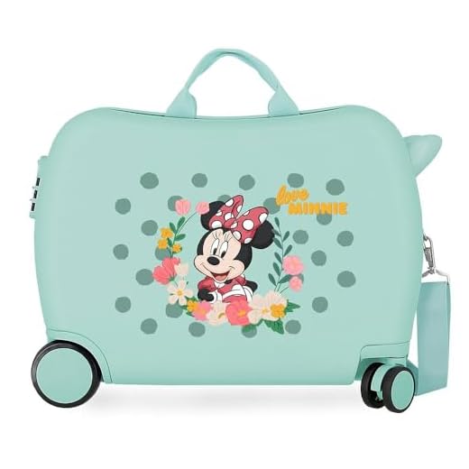 Disney Minnie Minnie Golden Days Maleta Infantil Azul 50x38x20 cms Rígida ABS Cierre de combinación lateral 38 1,8 kgs 4 Ruedas Equipaje de Mano