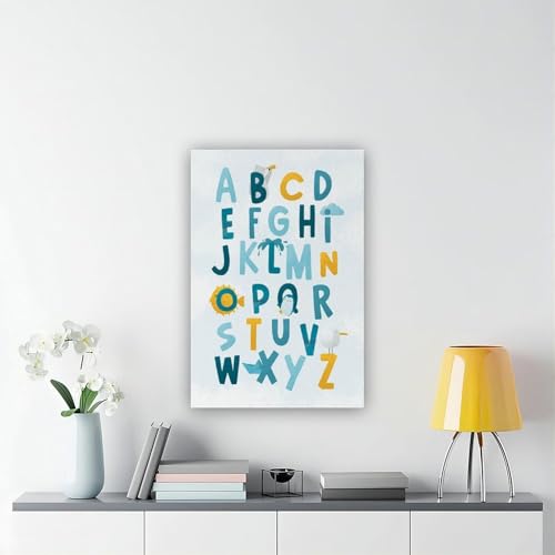 Toile océan au design minimaliste | Impression artistique grand format pour chambre