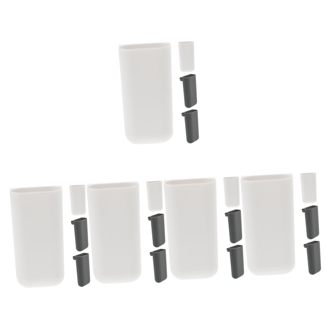 Operitacx 20 Stück Stifthalter Selbstklebender Bleistift Organizer Schreibtisch Stiftbehälter Tisch Organizer Selbstklebender Stiftehalter Schreibtischzubehör Selbstklebendes