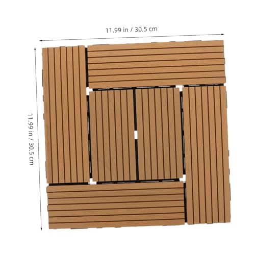Dalles de terrasse plastique résistant intempéries pour sol de jardin - 3