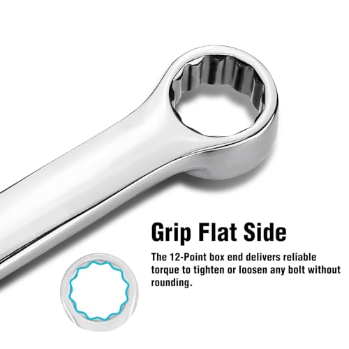 Image of DURATECH 9mm Extra Long Ratcheting Wrench, Metric, CR-V Steel