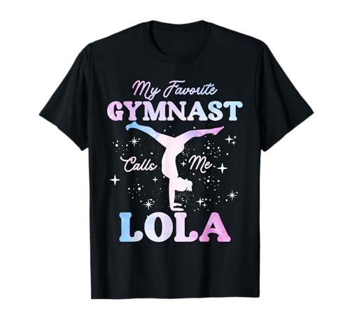 My Favorite Gymnast Calls Me Lola Gymnastics Grandma T-Shirt