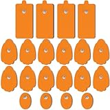 AVCOO TENS Unit Replacement Pads 20 Pack in 3 Sizes, Reusable Electrode Pads with American Gel for 50 Times Safe Use, Snap TENS Pads Fit TENS EMS Muscle Stimulators Using 3.5mm Button Lead Wires