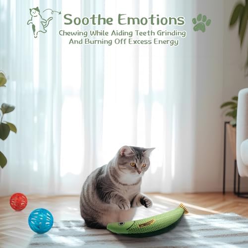 SHIPPOU 33-Pack Cat Toys for Indoor Cats & Kittens, Interactive Cat Toy — view 4