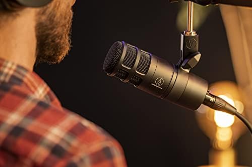 Audio-Technica AT2040 Hypercardioid Dynamic Podcast Microphone,Black