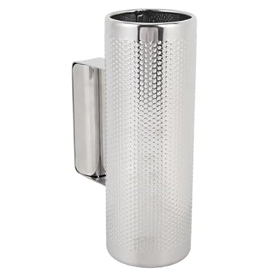 Omquot Metal Guiro Shaker, Professional Glossy Sound, Caballito, Music Performance, 21 x 7.3 cm