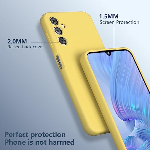 Coque Samsung A14 5G jaune pour protéger votre téléphone en voyage
