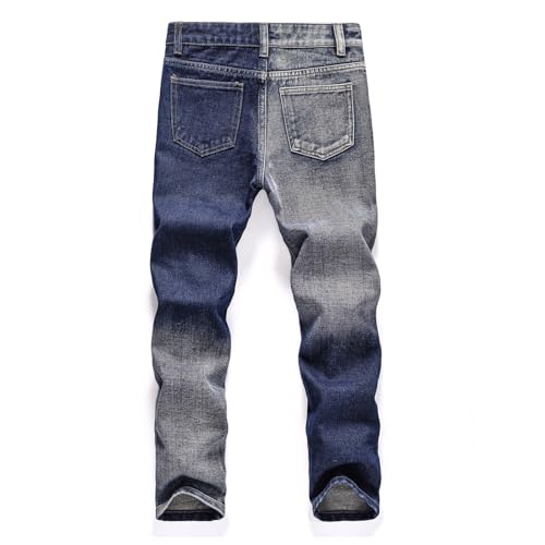 Pantalones vaqueros para niños skinny fit con diseño rasgado de moda y cómodo desgastado 2