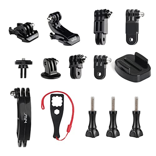 HSU ANVJpANZT[Zbg 13in1Zbg 1/4lW A[ wbg}E Œp GoPro Hero12/11/10/9/8/7/6/5Ή yё̃ANVJ