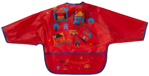 Playshoes 515303 - Malschürze mit Ärmeln Große: L / 116, rot