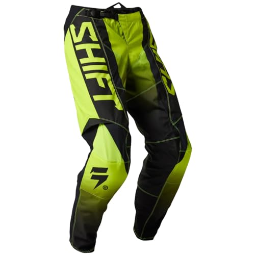 Shift MX by Fox Racing White Label Dirt Bike MX Motocross Offroad & ATV Pants - Posn Flo Yellow 36
