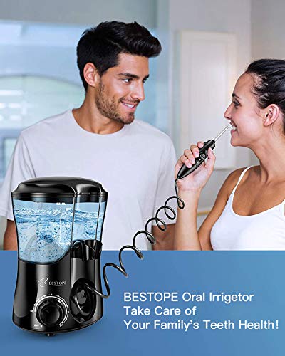 image for BESTOPE Water Dental Flosser Oral Irrigator for Teeth Braces Electric 
