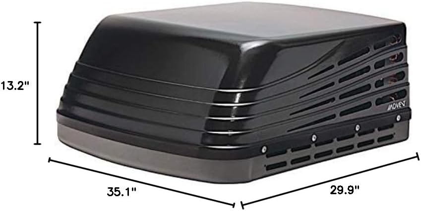 ASA Electronics ACM135B RV Trailer Air Conditioners Advent 13 500 BTU Air Conditioner Black