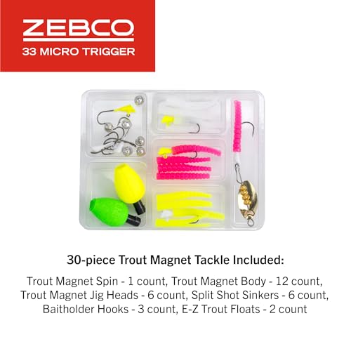 Micro déclencheurs Zebco truite aimantés pour éviter les touches manquées - 7