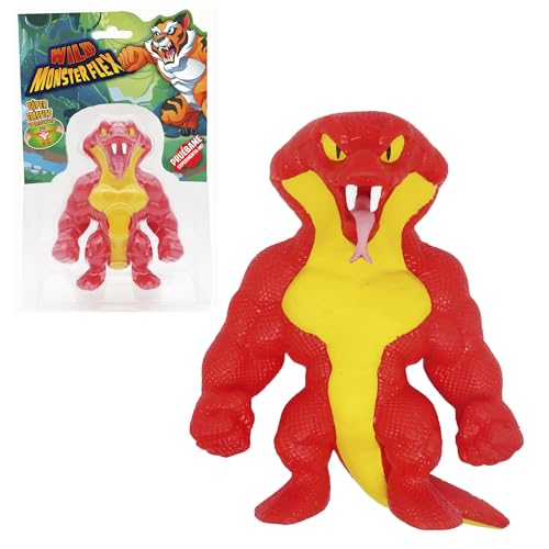Bizak Monsterflex Classic Animales - Wild Monster Kobra, Muñeco Súper Extensible y Elástico, 25 cm, 14 para Coleccionar, para Fans Coleccionistas y Niños Desde 4 Años (64390011-11)