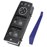 Obaee Master Power Window Switch Button Front Driver Side Compatible with 2008-2017 Mercedes Benz C230 C250 C280 C300 C350 C63 AMG E350 E400 E550 GLK350, Replace OEM 2049055402