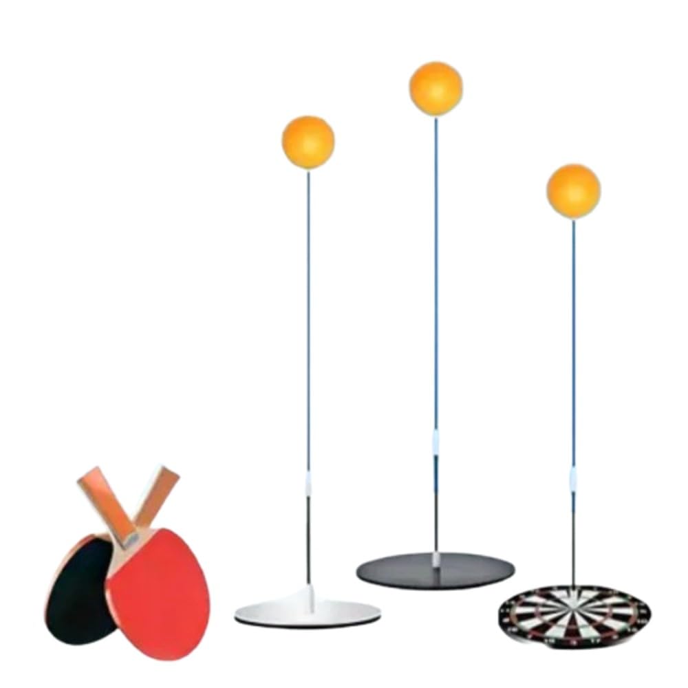 Height Adjustable Table Tennis with Tennis Trainer Indoor and Outdoor Game-image-40
