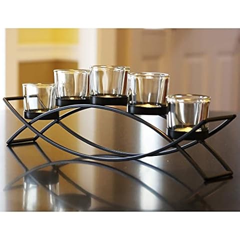 Seraphic Iron Arch Tealight Candle Holder Cover