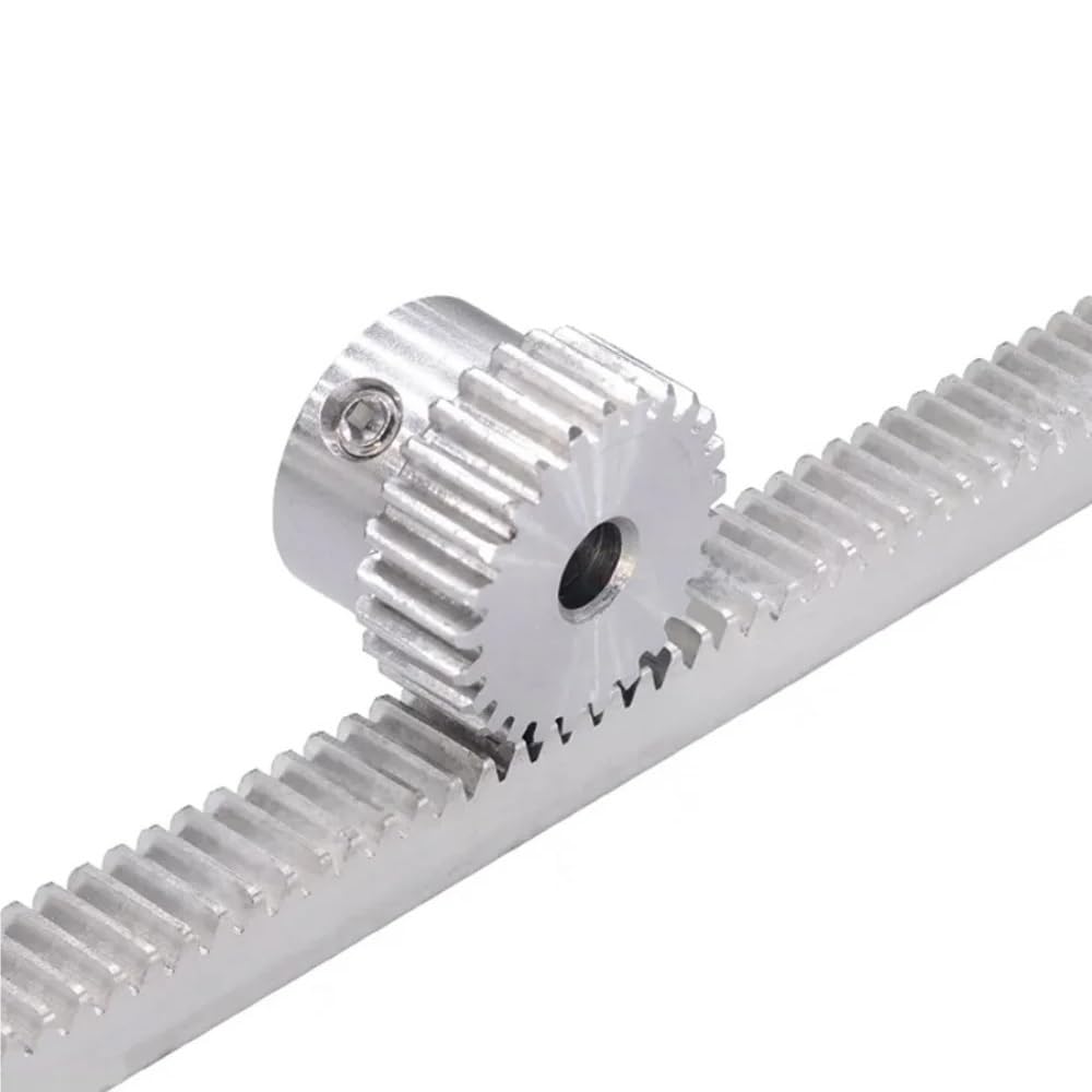 Gerade Zahnstange, Zahnstange aus Edelstahl, 300 mm, 0,5/1 Modul, gerade Zähne, mehrere Größen(0.5mod 5x8mm)