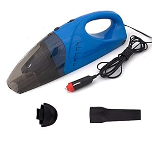 Allextreme AE-Q7003 Portable Car Vacuum Cleaner with Cigarette Lighter Plug Handheld Suction Cleaning Kit for Wet & Dry…