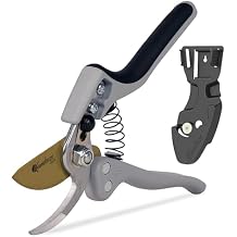 Bypass Pruning Shears Heavy Duty - Best Pruners for Gardening Gifts for Women and Men - Gardening Hand Tools, Garden Shears Clippers Scissors, Professional Pruners with Japanese Steel since 1988