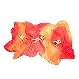 Sarah's Silks Giant Fire Playsilk + 4 Wooden Play Clips