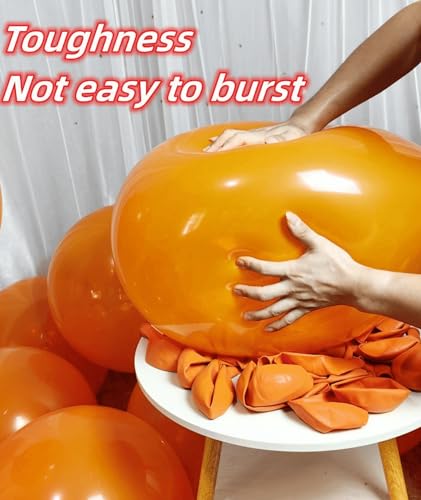 Image of 90 Pack Orange Balloons 18 inch Orange Latex Party big Balloon Bulk for Various Party Events Decorations