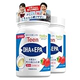 コプリナ Teen DHA&EPA 30粒 2個セット 60日分 飲みやすい ストロベリー風味 ソフトカプセル いちご かんでも食べられる 10代応援 ティーン 中高生 中学 高校 勉強 試験 受験子供 健康 サプリ サプリメント 栄養補助食品 国内製造