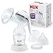 Sacaleches manual NUK | Almohadilla de silicona suave | Palanca ergonómica | Con biberón Perfect Match | 150ml