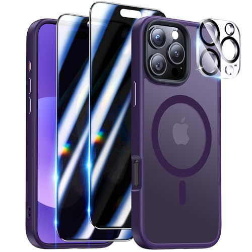 Coque iPhone 16 Pro antichoc violette pour protéger votre écran
