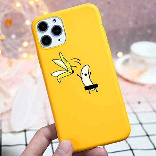 ZhuoFan Cover per iPhone 11, Giallo Custodia