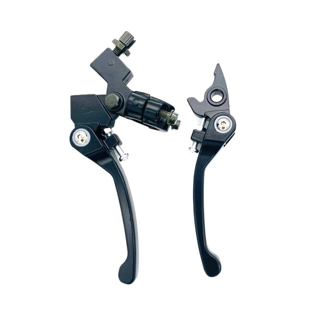 EMQDCAZ for 50cc 110cc 125cc 200cc 1 Pair Folding Aluminum Clutch Brake Lever for 22mm 7/8" Handlebar Pit Bike Brake Clutch Reservoir Levers