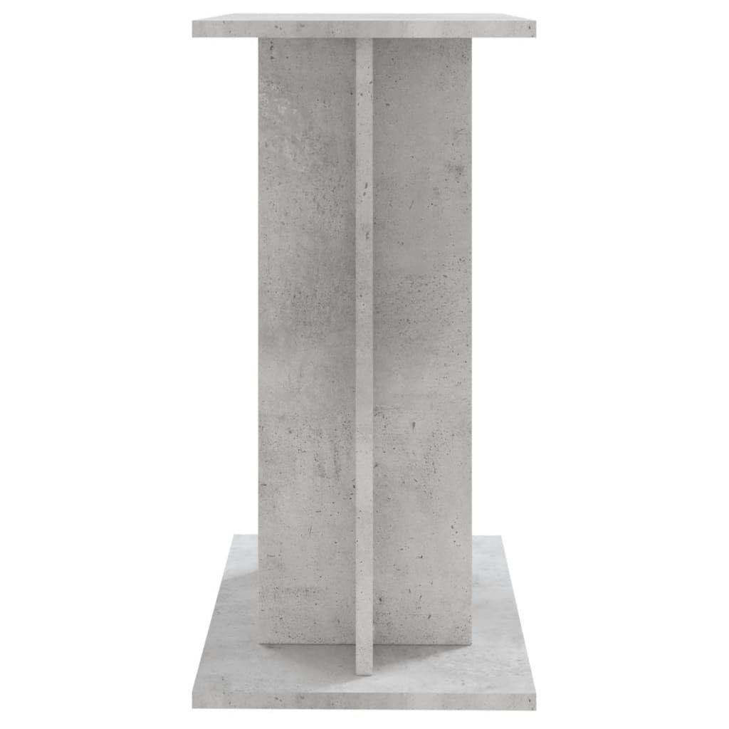 Gecheer Aquarienständer, Holzwerkstoff Aquarium Unterschrank 60x30x60 cm Betongrau für Aquarium und Zierfische