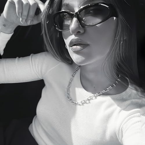 Cuban Choker Necklace Herringbone Snake Necklace Paperclip Chain Layered Necklaces for Women Jewelry2