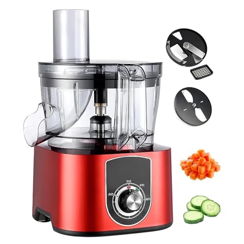 Cortadora eléctrica de verduras 2 velocidades roja